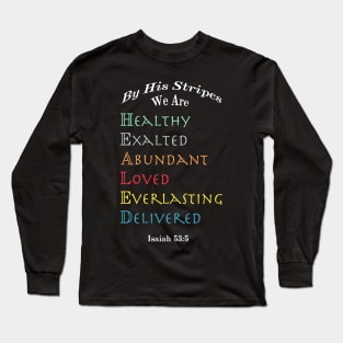 Isaiah 53:5 Long Sleeve T-Shirt